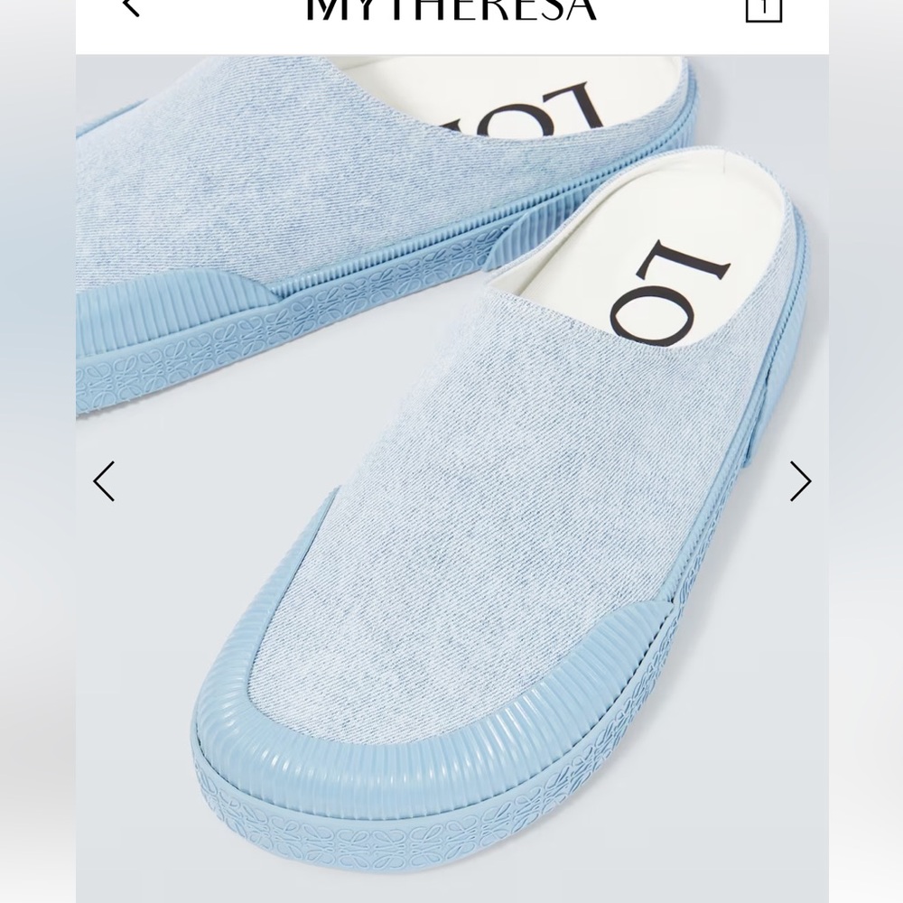 Loewe Denim Mules